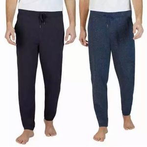 Eddie Bauer Men's 2-Pack Sweatpants Tapered Lounge Joggers Navy/Blue